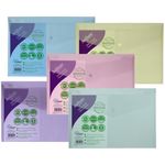 Snopake Reborn Polyfile Foolscap Assorted (Pack of 5) 15914