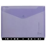 Reborn Polyfile Ring Binder Wallet Landscape Assorted (Pack of 5) 15916