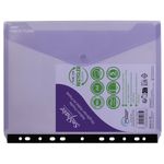 Reborn Polyfile Ring Binder Wallet Landscape Assorted (Pack of 5) 15916