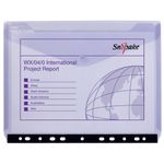 Reborn Polyfile Ring Binder Wallet Landscape Assorted (Pack of 5) 15916