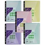 Reborn Polyfile Ring Binder Wallet Landscape Assorted (Pack of 5) 15916