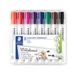 Staedtler Lumocolor 351 Drywipe Marker Assorted (Pack of 8) 351 WP8