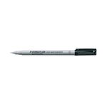 Staedtler Lumocolor Pen Superfine Non-Permanent Black (10 Pack) 311-9