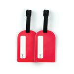 Status Travel Luggage Tags Red (Pack of 2) SLUGGAGETAG2