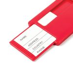 Status Travel Luggage Tags Red (Pack of 2) SLUGGAGETAG2