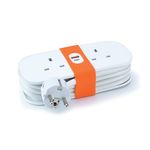 Status 2 Way Euro Travel Socket 1.4 Metre S2W1.4MUSBEU1