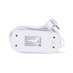 Status 2 Way Euro Travel Socket 1.4 Metre S2W1.4MUSBEU1