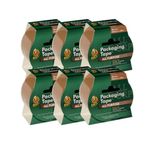 Ducktape Packaging Tape 50mmx25m Brown (Pack of 6) 260204