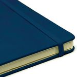 Silvine Soft Feel Executive Notebook Lined 160 Pages A5 Royal Blue 197BL