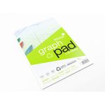 Silvine Recycled Graph Pad 1/5/10mm A4 50 Pages A4GPRE