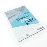 Silvine Graph Pad 2/10/20mm 50 Sheets A4 A4GP21020
