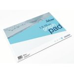 Silvine Graph Pad 1/5/10mm 50 Sheets A3 A3GP1510