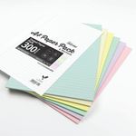 Silvine Tinted Paper SEN/Dyslexia 300 Sheets 6 Colours Ruled A4 (Pack of 5) TINA4MIXFM