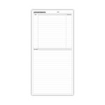 Silvine Luxpad Wirebound Things To Do Pad 120 Pages 280x150mm 221