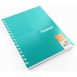 Silvine Luxpad Professional Wirebound Notebook Ruled with Margin 200 Pages A5+ (Pack of 3) LUXA5MT