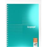 Silvine Luxpad Professional Wirebound Notebook Ruled with Margin 200 Pages A4+ (Pack of 3) LUXA4MT