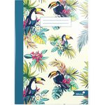 Silvine Casebound Notebook Ruled with Margin 80 Pages 4 Designs Assorted A5 (Pack of 12) NBA5SG