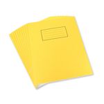 Silvine Exercise Book Ruled 229x178mm Yellow (Pack of 10) EX103