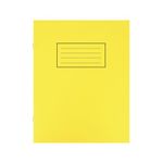 Silvine Exercise Book Ruled 229x178mm Yellow (Pack of 10) EX103