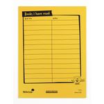 Silvine Childrens Reading Record A5 Yellow (Pack of 25) EX210