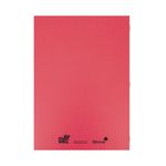 Silvine Tough Shell Exercise Book Ruled A4 Red (Pack of 25) EX142
