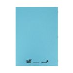 Silvine Tough Shell Exercise Book Ruled A4 Blue (Pack of 25) EX144