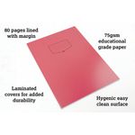 Silvine Tough Shell Exercise Book A4+ Red (Pack of 25) EX153