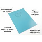Silvine Tough Shell Exercise Book A4+ Blue (Pack of 25) EX155