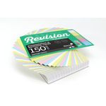 Silvine Revision Presentation Cards Unbound 150 Cards Ruled A6 Assorted (Pack of 8) LUX64MIX