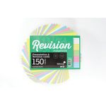 Silvine Revision Presentation Cards Unbound 150 Cards Ruled A6 Assorted (Pack of 8) LUX64MIX