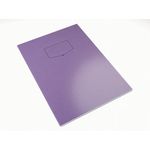 Silvine Tough Shell Exercise Book A4+ Purple (Pack of 25) EX157
