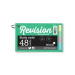 Silvine Luxpad Revision 48 Ringbound Flash Cards Ruled Assorted (Pack of 20) PADSC53
