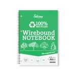 Silvine Everyday Recycled Wirebound Notebook A4 (Pack of 12) TWRE80