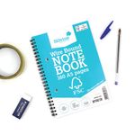 Silvine Envrionmentally Friendly Wirebound Notebook 160 Pages A5 (5 Pack) FSCTWA5
