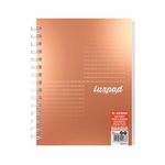 Silvine Luxpad Metallic 200 Page A5+ Assorted (Pack of 3) LUXA5MAC