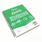 Silvine Recycled Wirebound Notebook Ruled 104 Pages A5 (Pack of 12) TWREA5