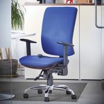 Senza Ergo 24hr ergonomic asynchro task chair - blue