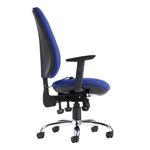 Senza Ergo 24hr ergonomic asynchro task chair - blue