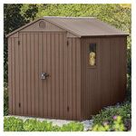 Keter Darwin Shed 6x8ft Wood Brown KET252004