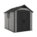 Keter Premier Shed 7.5x9ft Grey KET255235