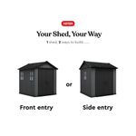 Keter Newton Plus Shed 7.5x7ft Grey KET260263