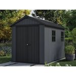 Keter Newton Plus Shed 7.5x9ft Grey KET260265