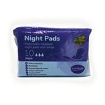 Ultra Night Sanitary Pads with Wings x10 Pads (Pack of 12)
