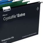 Rexel Crystalfile Extra Suspension File 50mm Green (Pack of 25) 3000112
