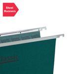 Rexel Crystalfile Classic Suspension File A4 Green (Pack of 50) 78045