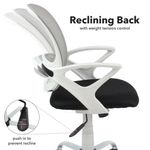 Tyler mesh back operator chair with white frame