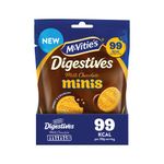 McVities Chocolate Digestive Minis Sharing Pouch Biscuits 80g 44971