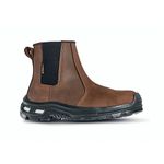 U.Power Cambrian Mid Cut Safety S3 Composite Toe Leather Upper Boot 1Pr Brown 6.5 UPRL1056406.5