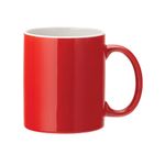Utopia Pure White Straight Sided Mug 12oz Red (Pack of 12) E90039-00-B01012