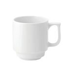 Pure White Stacking Mug 10oz (Pack of 6) E90028-B06036